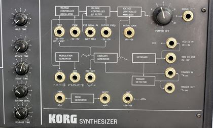 Korg-MS-10 needing service s/n 131825